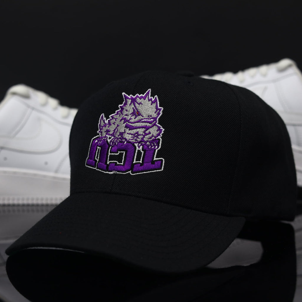 TCU HORNED FROG$ BLK (Green UV)