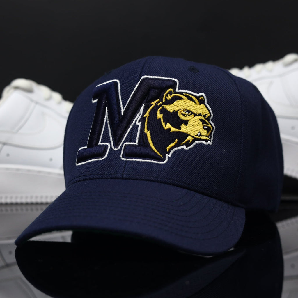 MICH. ALT LOGO NAVY (Green UV)