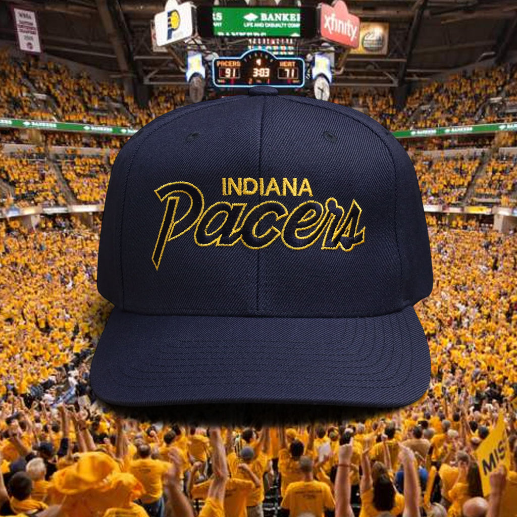 INDIANA VINTAGE SCRIPT NAVY (Green UV)