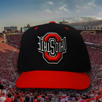 OHIO STATE BUCKEYE$ BLK/RED (Green UV)